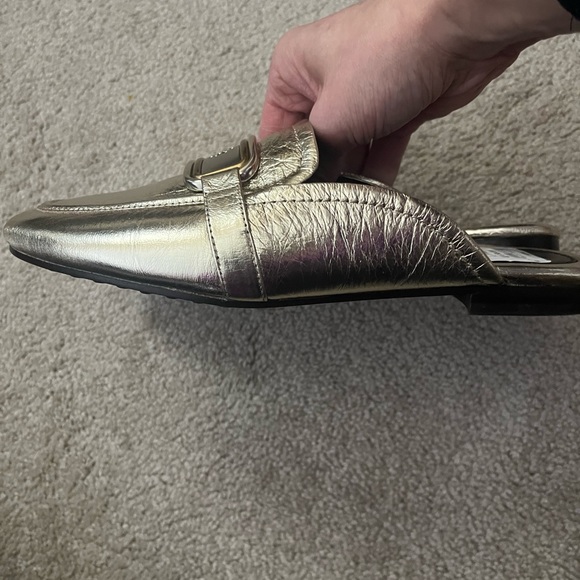 NWT Tory Burch Georgia loafer gold color size 7 - Picture 8 of 9